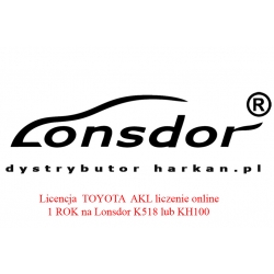 Licencja TOYOTA  AKL